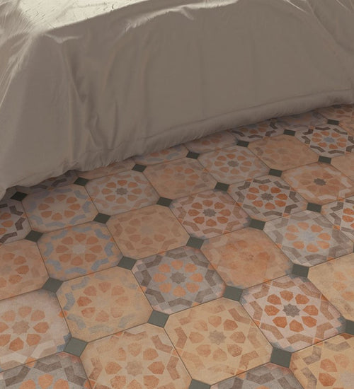 Vloertegel Vives Laverton Taco Lydd Grafito 4x4 cm