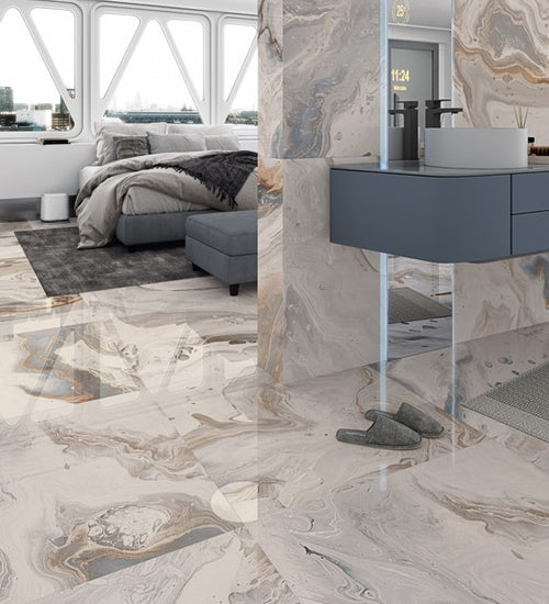 Vloertegel Arcana Les Bijoux Doinyo-R Polished 79,3x79,3 cm