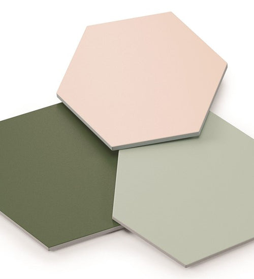 Wandtegel Tonalite Lingotti Hexagon Oltremare 14x16 cm