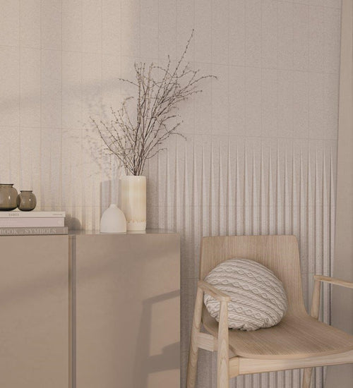 Wandtegel Wow  Liso XL White Stone Matt 7,5x30 cm