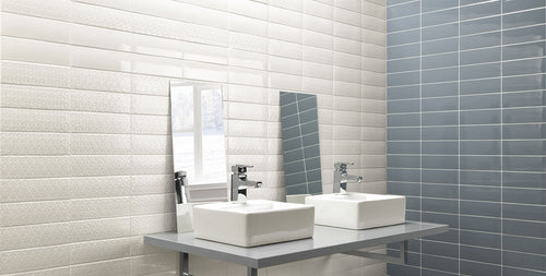 Wandtegel Natucer London White 7,2x22,2 cm