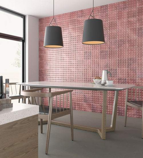 Wandtegel Vives Luca Picos Granate 20x20 cm