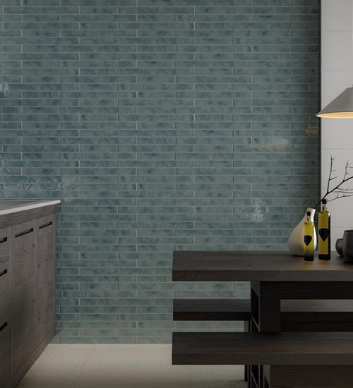 Wandtegel Cifre Lula Anthracite Brillo 5x25 cm