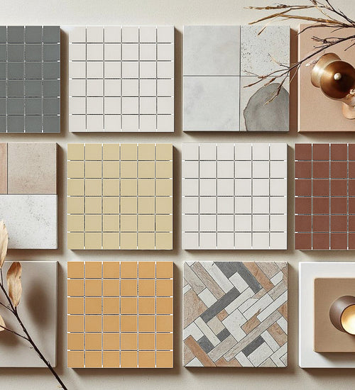 Mozaiektegel Baerwolf Grip architectura Beige mat 30x30 cm