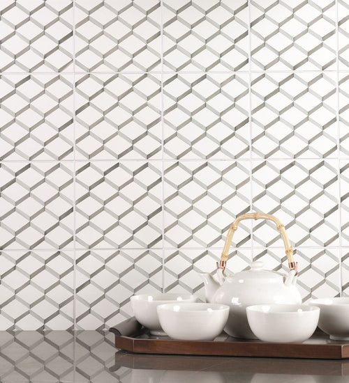 Wandtegel Adex Neri Madeira op Blanco 15x15 cm