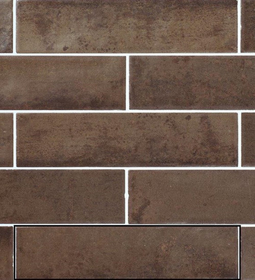 Wandtegel Carmen Magnetism Corten 6,3x25 cm