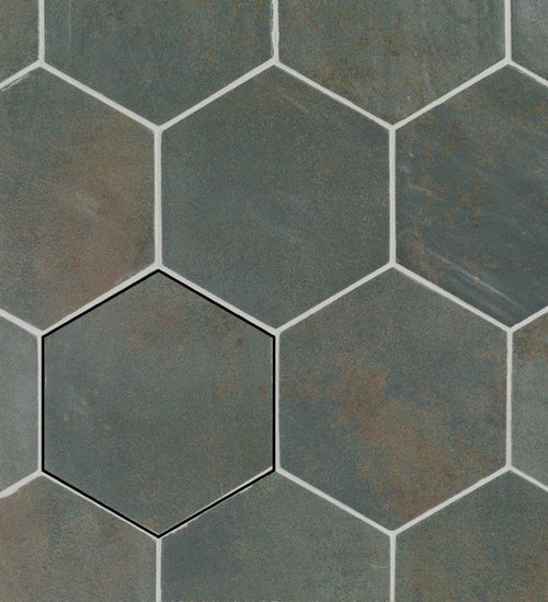 Wandtegel Carmen Magnetism Hexa Green 13,9x16 cm