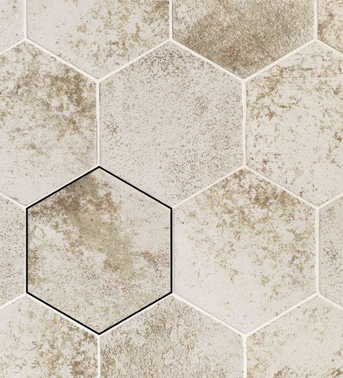 Wandtegel Carmen Magnetism Hexa White 13,9x16 cm
