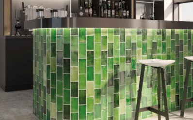 Wandtegel Altair Manual Antic Green 7,5x15