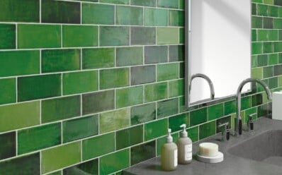 Wandtegel Altair Manual Antic Green 7,5x15