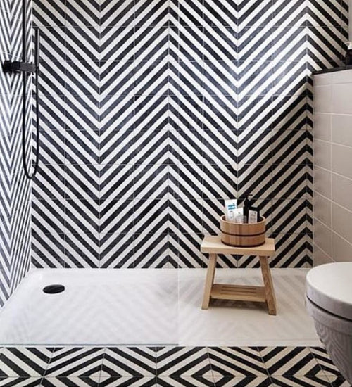 Vloertegel Vives Maori Goroka Grafito 20x20 cm