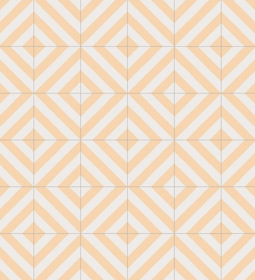Vloertegel Vives Maori Goroka Ocre 20x20 cm
