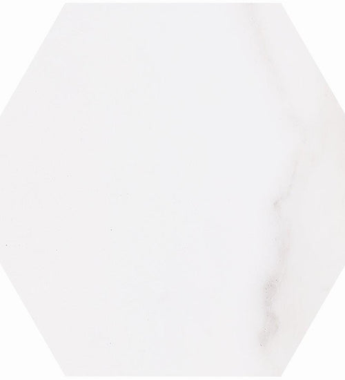 Wandtegel Cifre Marble Line Hexagono Diamond Gold Brillo 15x17 cm