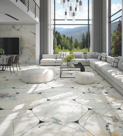 Vloertegel Vives Marblelous Pietra Erdek 118,9x10 cm 8x5 cm