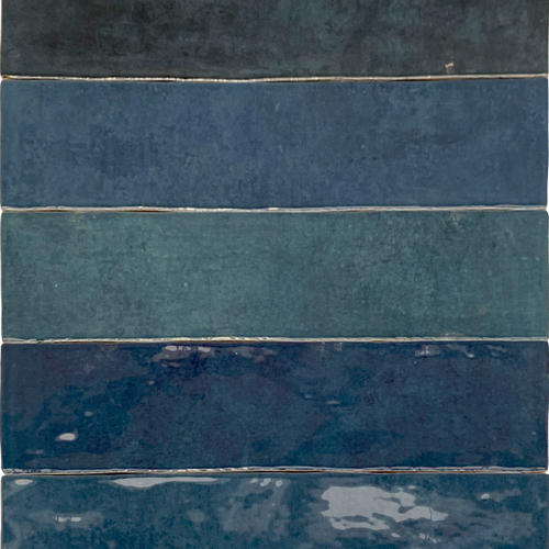 Wandtegel Estudio Ceramico Maris Deep Ocean 6,2x25 cm