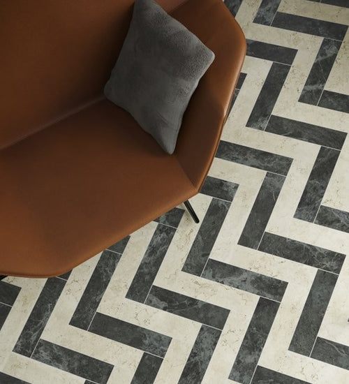 Vloertegel Unicomstarker Marmorea Bardiglio Ret. 10x10 cm