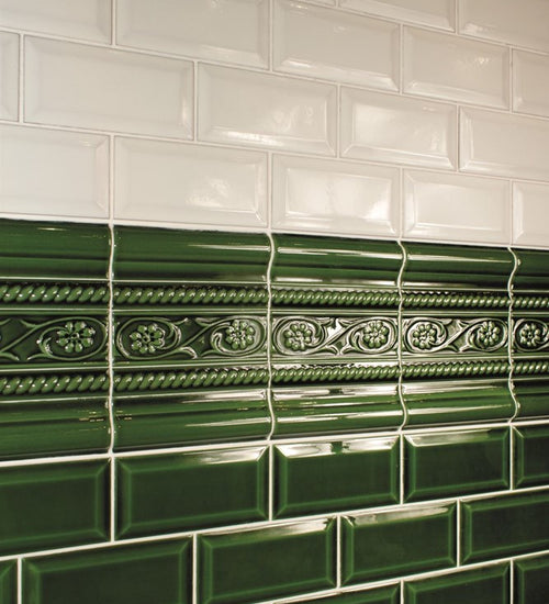 Wandtegel Cevica Marrakech Metro Blanco Brillo 7,5x15 cm