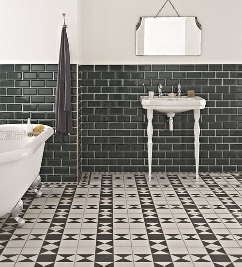 Wandtegel Cevica Marrakech Metro Violeta 7,5x15 cm