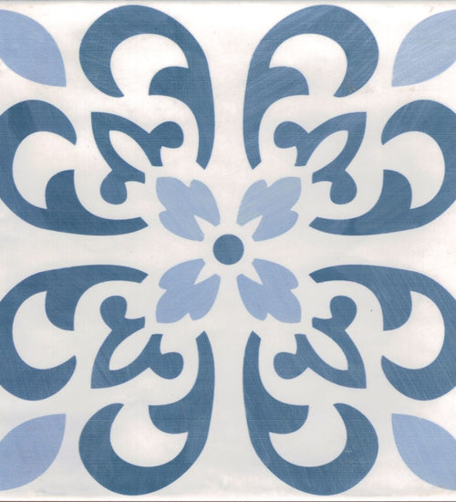 Wandtegel Ceramica Antiga Mediterraneo Azul 8 Décors mix 20x20 cm