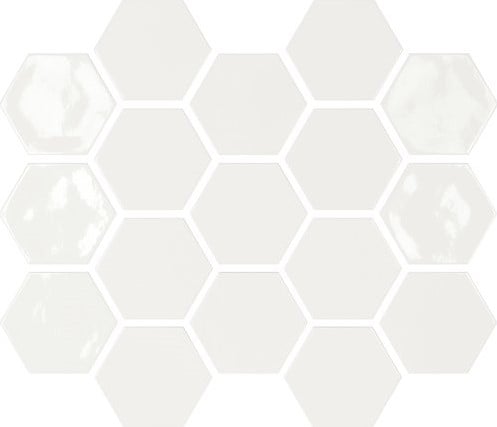 Wandtegel Carmen Memories Kisses White 12x13 cm