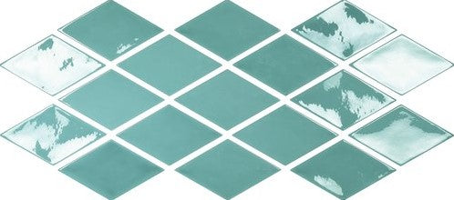 Wandtegel Carmen Memories Looks Acqua 9,8x16,7 cm