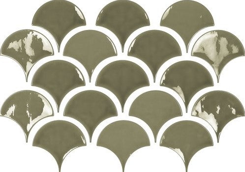 Wandtegel Carmen Memories Smile Victorian Green 12x12,5 cm