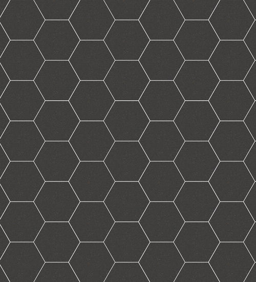 Vloertegel Vives Micra Hexagon Grafito 51,9x59,9 cm