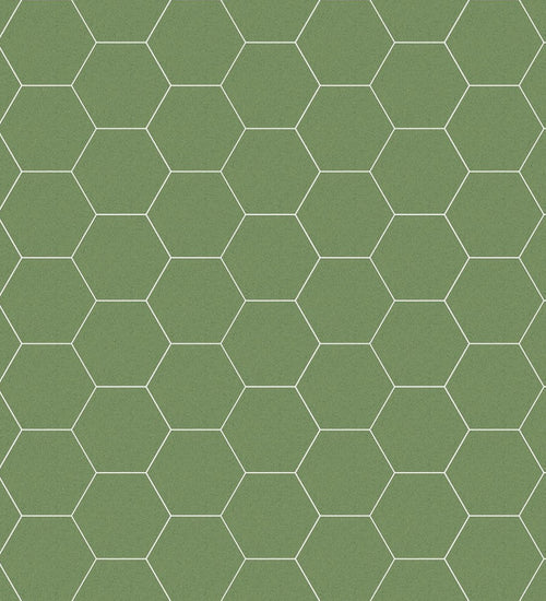 Vloertegel Vives Micra Hexagon Verde 51,9x59,9 cm