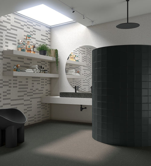 Vloertegel Vives Micra-R Grafito 120x12 cm 0