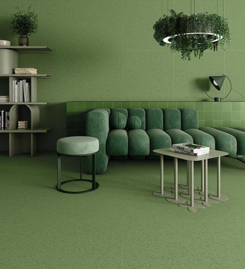 Vloertegel Vives Micra-R Verde 80x80 cm