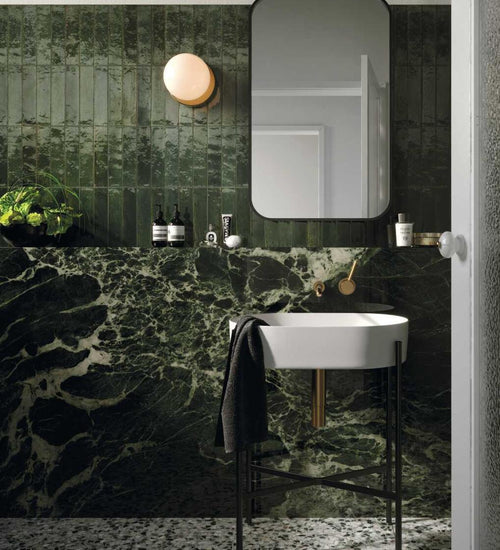 Vloertegel Marazzi italie Grandemarble Groen glans