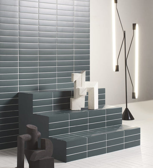 Wandtegel Quintessenza Modulo Decoro Tondi Muschio 5,6x23,2 cm