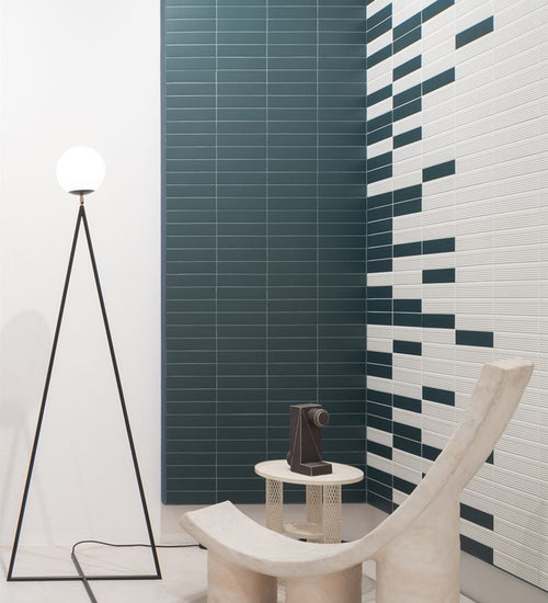 Wandtegel Quintessenza Modulo Gesso Base 5,6x23,2 cm