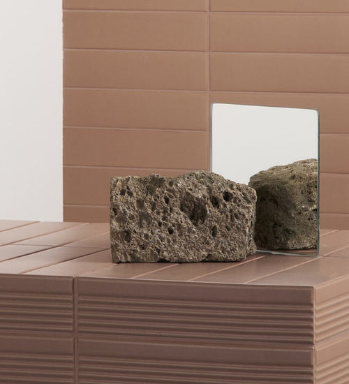 Wandtegel Quintessenza Modulo Mattone Inciso 5,6x23,2 cm