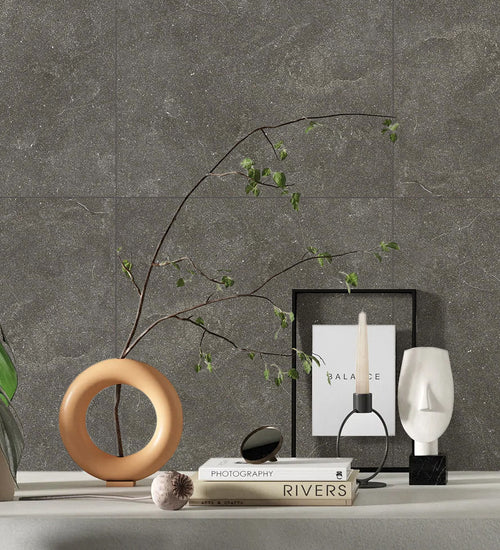 Vloertegel Marazzi italie Rarestone Antraciet mat