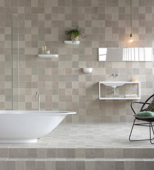 Vloertegel Mosa Scenes Beige mat 15x15 cm