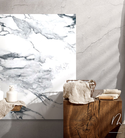 Sampletegel Geo tiles Crash Wit glans