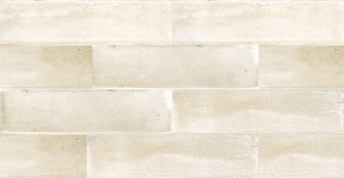 Wandtegel Cifre Nala Ivory Brillo 6x24,6 cm