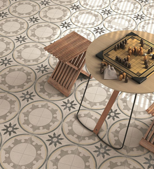 Vloertegel Vives Nassau Fiyi Blanco 20x20 cm