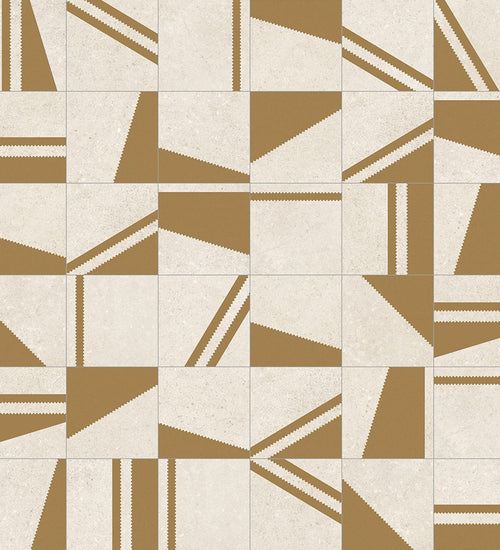 Vloertegel Vives Nassau Kokomo Crema Oro (mix)  20x20 cm