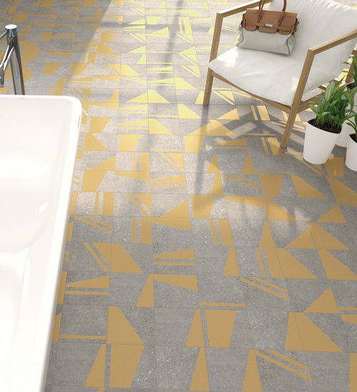 Sampletegel Vives Nassau Kokomo Grafito (Mix) Oro