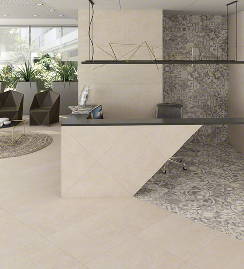 Vloertegel Vives Nassau-R Crema 80x80 cm