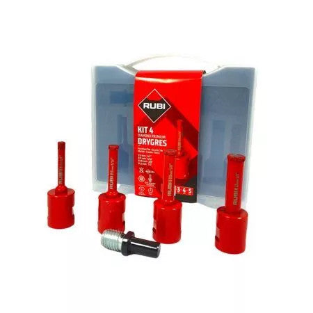 Rubi Rubi X st droogboorset 4dlg koffer rub1e