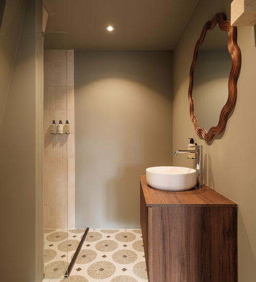 Vloertegel Vives Niza Octogono Valeta Verde 20x20 cm