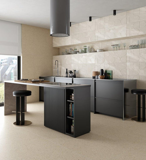 Vloertegel Vives Niza-R Beige 80x80 cm