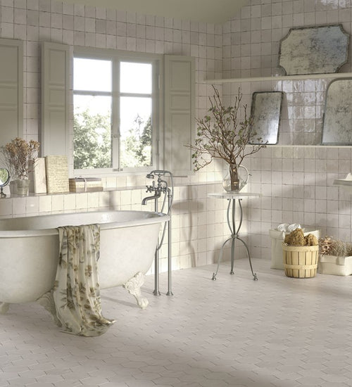 Vloertegel Carmen Nomade Bone 13,9x16 cm