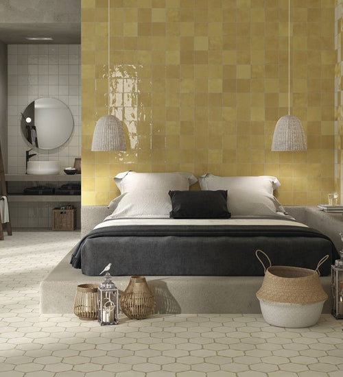 Vloertegel Carmen Nomade Ocre 13,9x16 cm