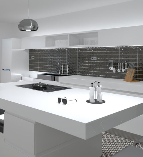 Decoratietegel Del conca Frammenti Multicolor mat 20x20 cm