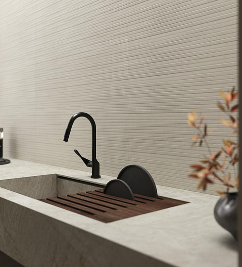 Wandtegel Vives Nuages-R Blanco 45x12 cm 0