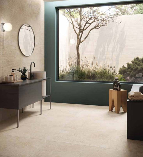 Vloertegel Sichenia Pavewall30.90 Beige mat 30x90 cm